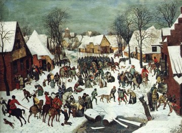 innocents Oil Painting - The Slaughter Of The Innocents Flemish Renaissance peasant Pieter Bruegel the Elder
